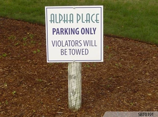 Property Management Parking Sign