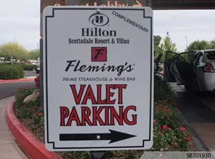 Hilton Custom Parking Sign