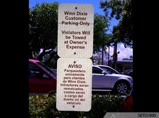 Custom Reflective Parking Sign