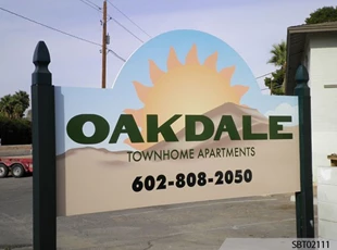 Oakdale Custom Post and Panel Sign