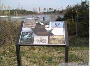 Park Custom Post and Panel Sign