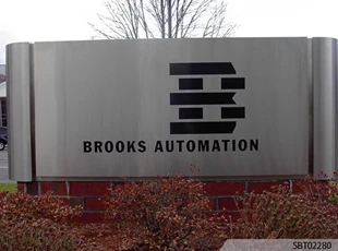 Brooks Automation Custom Pylon Sign