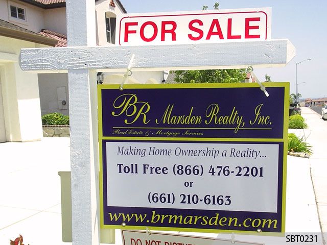 For Sale Real Estate Sign