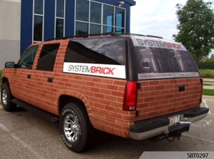 Brick Vehicle Wrap