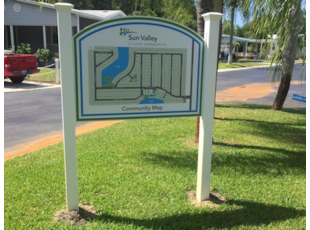 Directory sign Tarpon Springs