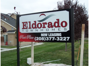 Eldorado Post and Panel Sign