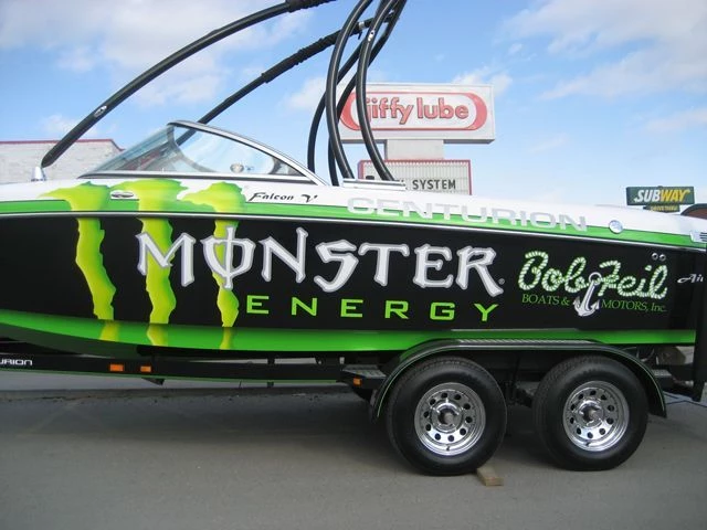 Monster Energy Boat Graphic