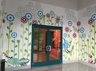 Creative Wall Graphics for Daycare Center