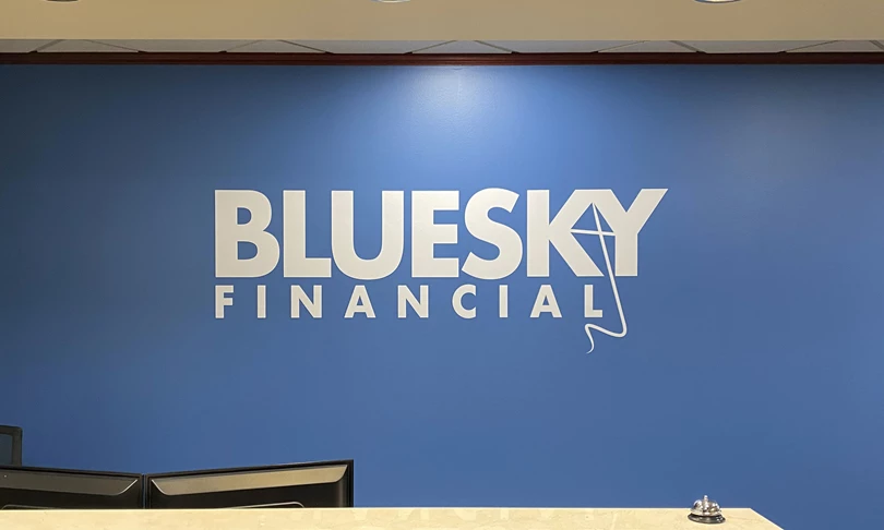 Wall Graphics for Blue Sky Financial