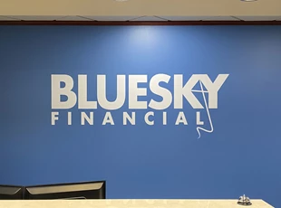 Wall Graphics for Blue Sky Financial