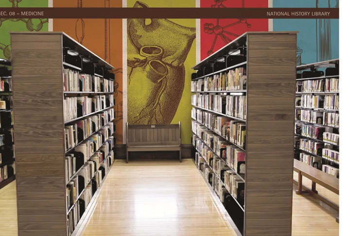 Wall Graphics for Library