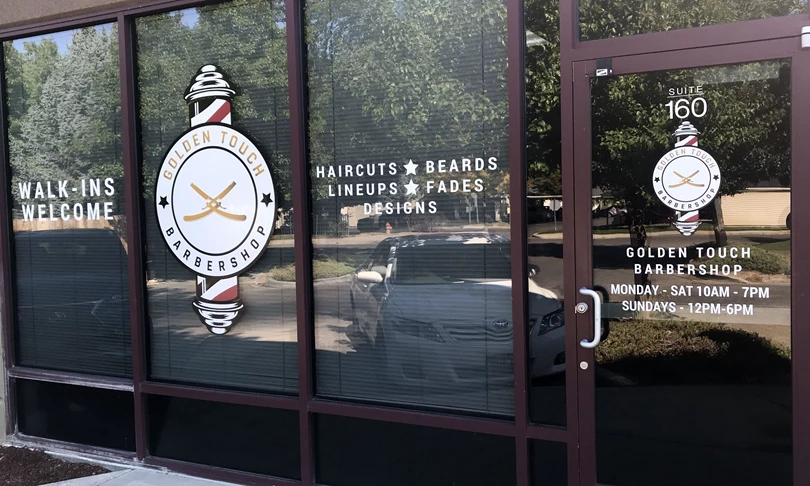 Window Graphics for Barbershop