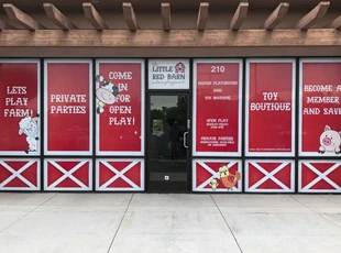 Window Graphics for Red Barn Play Farm