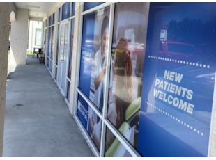 Storefront Window Graphics for Dentistry Office
