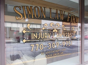Window Graphics for Injury Law Firm