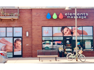 Window Graphics for Massage Parlor