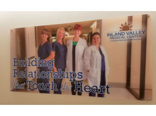 Acrylic Standoff Sign for Healthcare Medical Center