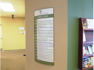 Directory Sign for Community Foundation