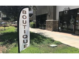 White Feather Flag for Boutique