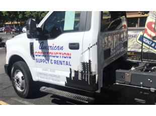 American Construction Supply and Rental Vehicle Graphics and Lettering