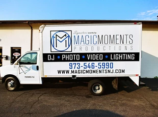 Vehicle Lettering for Production Company