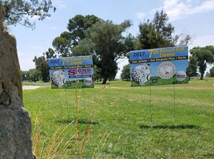 Coroplast yard Signs for Golf Sponsorship