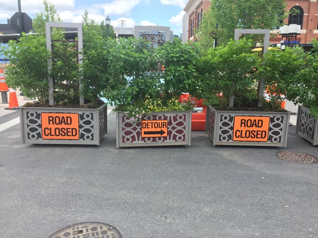 Construction Site Temporary Road Signs
