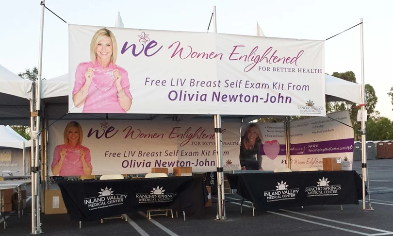 Womens Health Event Fabric Banners