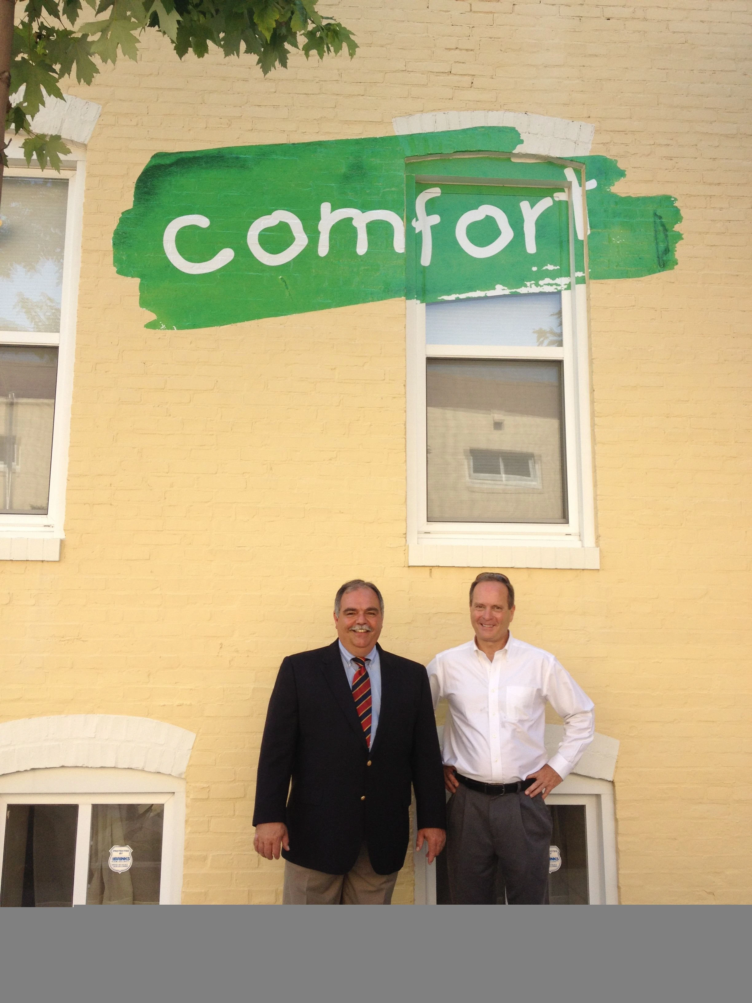 Signs By Tomorrow President Ray Palmer and Founder & CEO of Believe in Tomorrow Brian Morrison