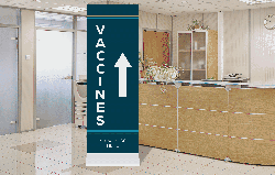 Banner Stand For COVID-19 Vaccination