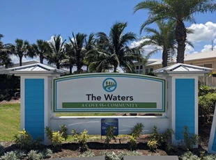 The Waters Monument Sign