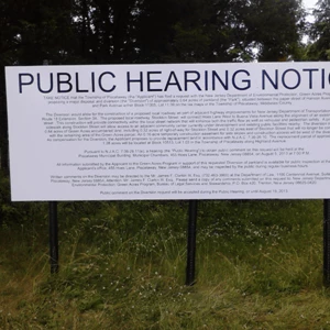 Outdoor Public Hearing Notice Signs