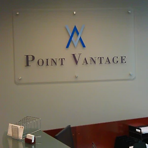 Acrylic Company Name - Point Vantage