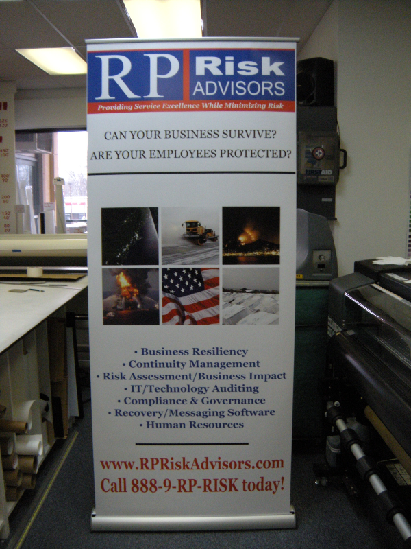 RP Risk - Pop-Up Retractable Banner