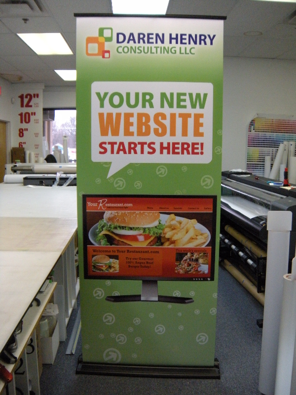 Daren Henry Retractable Banner