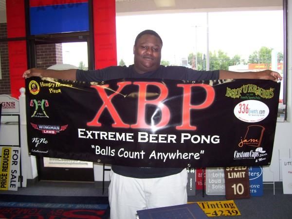 Xtreme Beer Pong Movie Printed Banner