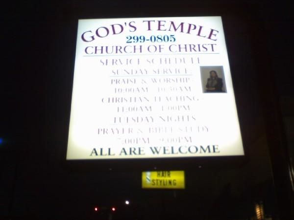 God's Temple Acrylic Faces