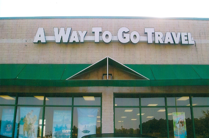 A Way To Go Travel Lighted Channel Letters