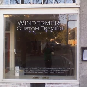 Windermere Window Lettering