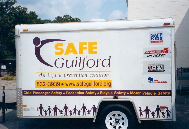 Safe Guilford Trailer Lettering