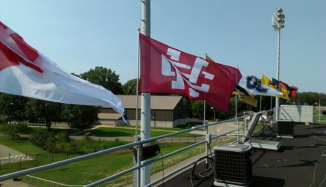 Dye Sublimated nylon flags.