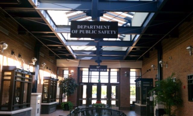 Non-glare acrylic with cut vinyl