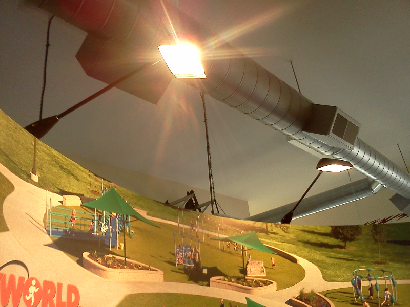 Trade show display lights.