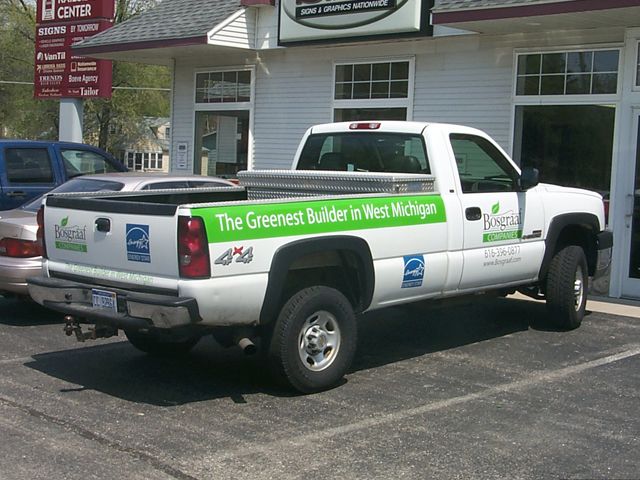 Cut vinyl and digital printed vinyl with lamination