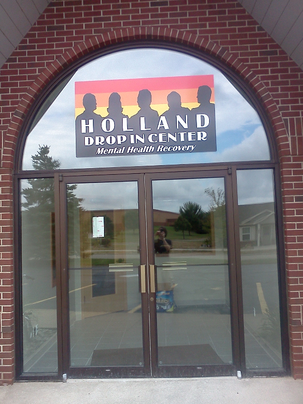 Digitally printed vinyl w/ lamination.