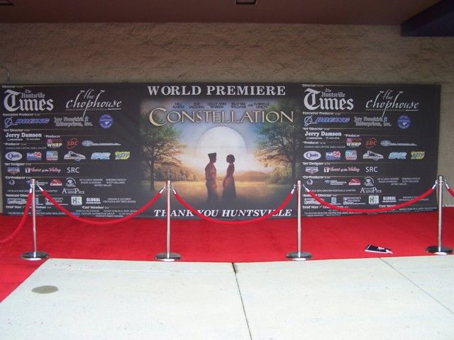 Red Carpet Backdrop - Full Color Printed Fabric