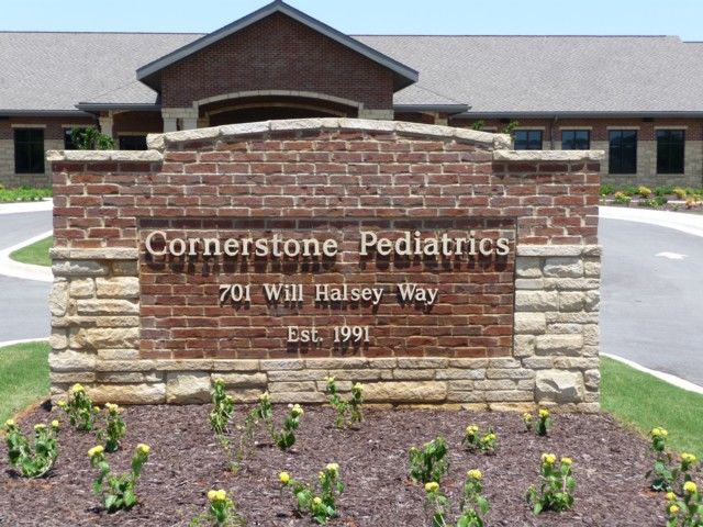 Brick with Formed Plastic Letters