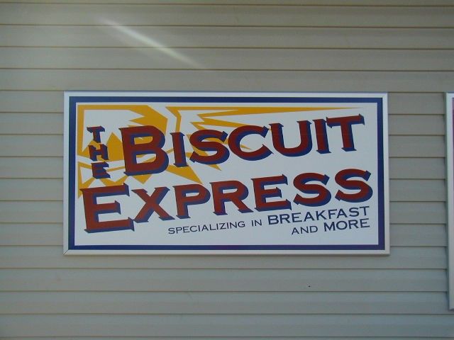 Framed Building Sign