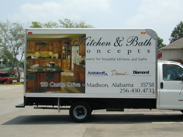 Partial Box Truck Wrap