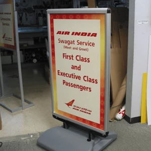 Air India banner stand